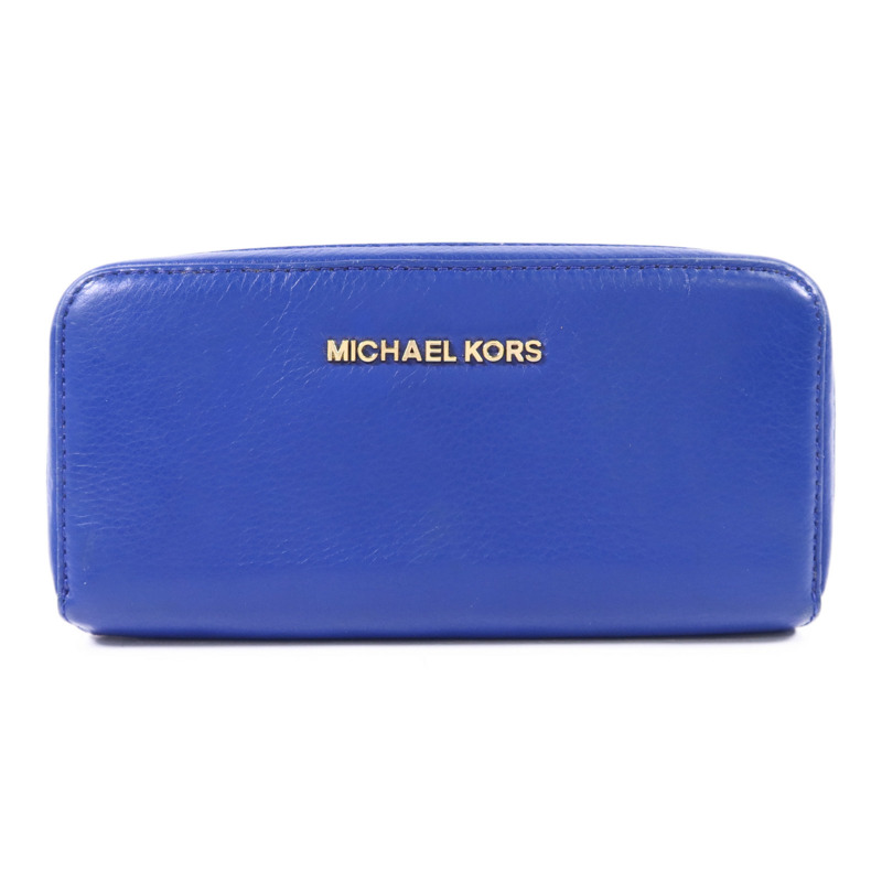 Michael Kors 牛皮皮革Long Wallet金扣長錢包-0