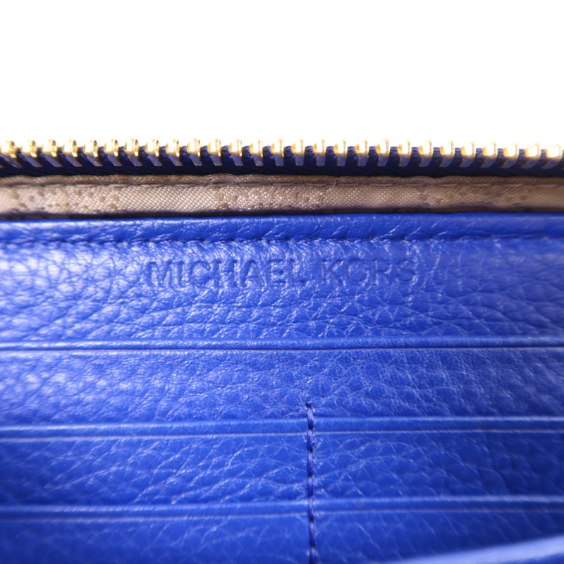 Michael Kors 牛皮皮革Long Wallet金扣長錢包-5