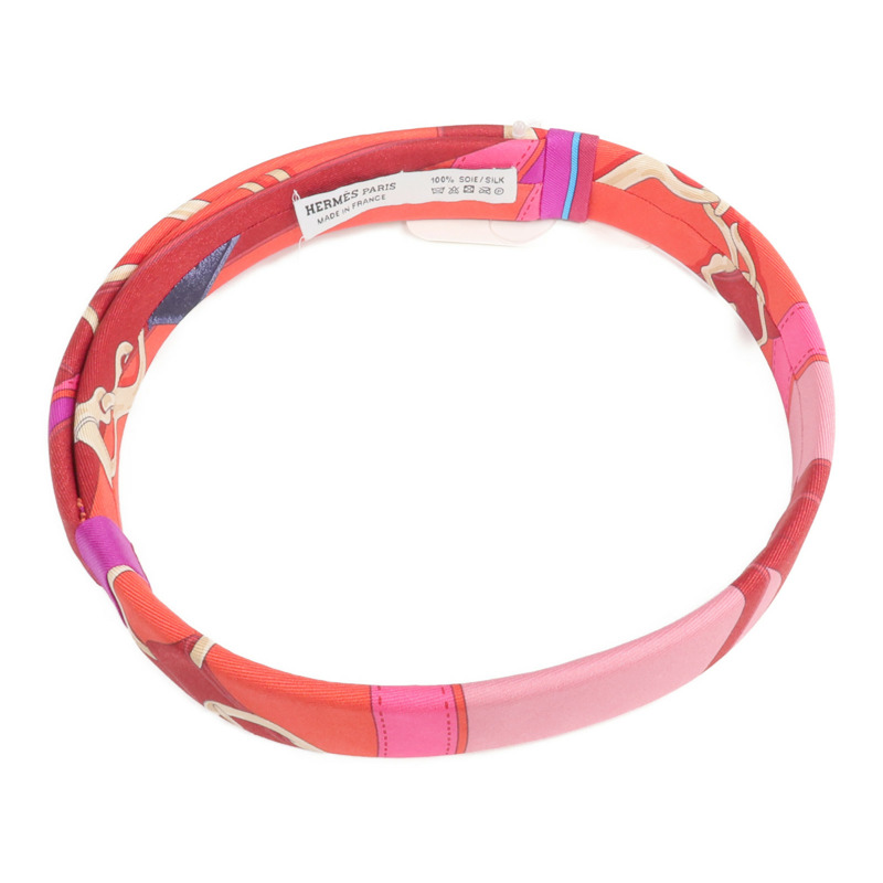 HERMES 絲質Hair Band髮帶-3