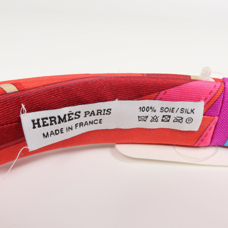 HERMES 絲質Hair Band髮帶-4