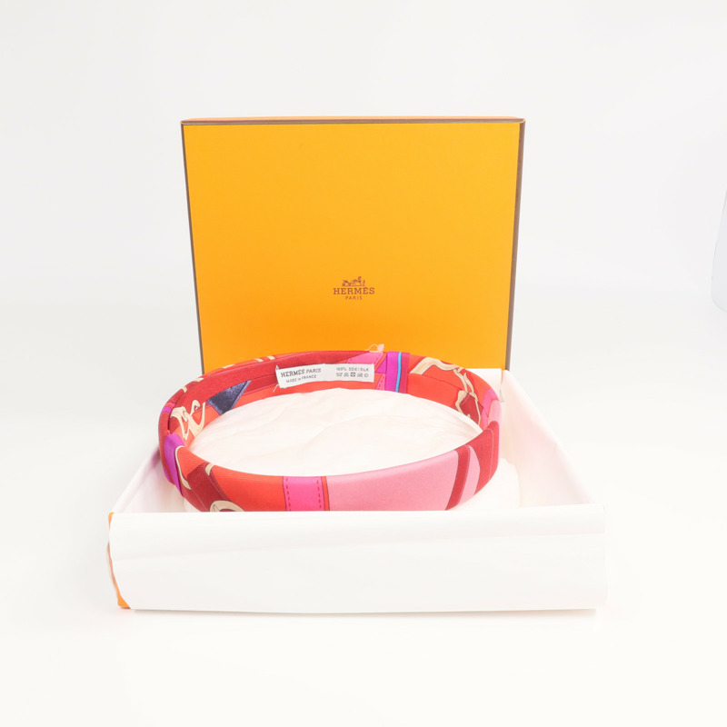 HERMES 絲質Hair Band髮帶-6