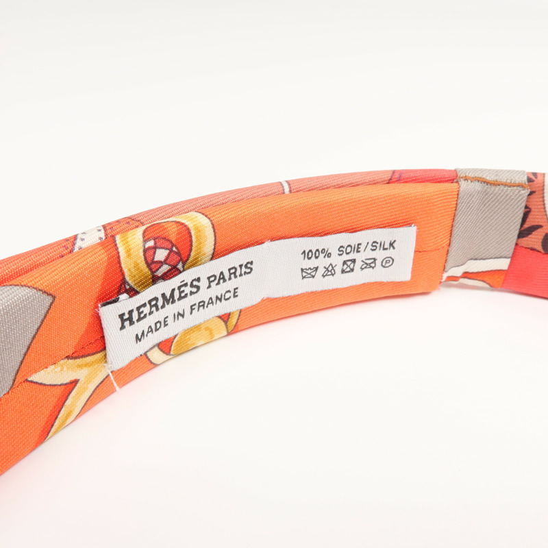 HERMES 絲質Hair Band髮帶-3