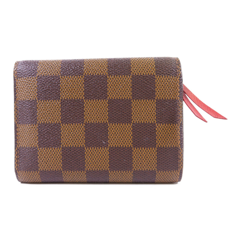 LOUIS VUITTON Damier Victorine Wallet金扣銀包-1
