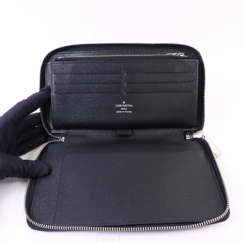 LOUIS VUITTON Epi Zipper Long Wallet銀扣長錢包-4