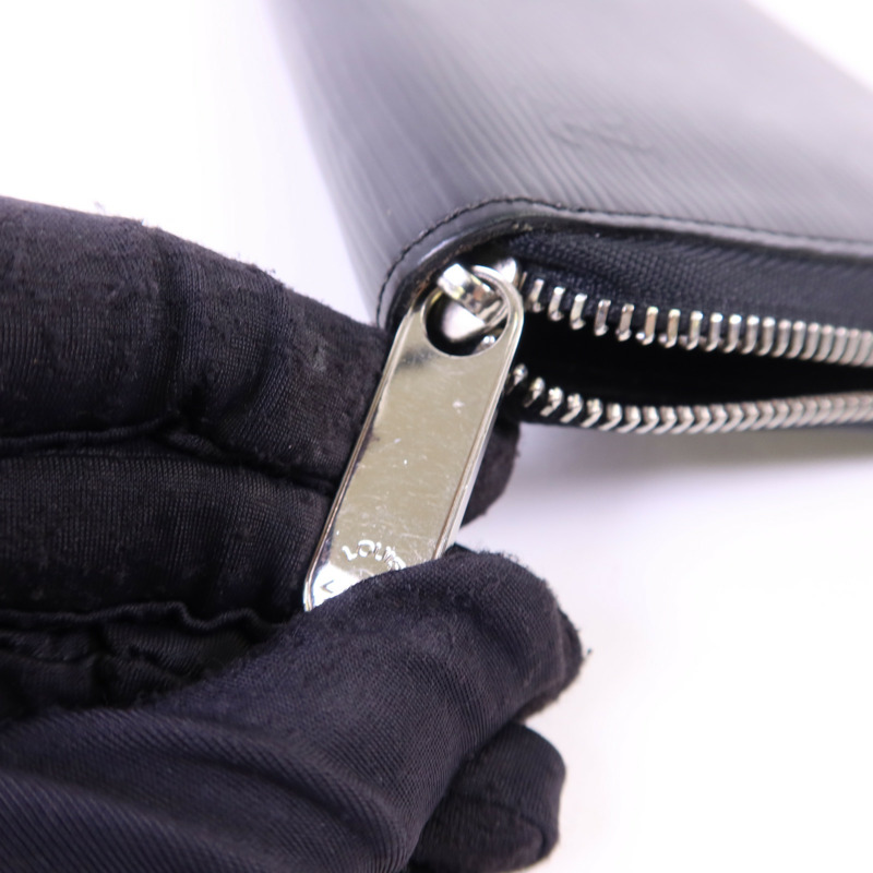 LOUIS VUITTON Epi Zipper Long Wallet銀扣長錢包-9