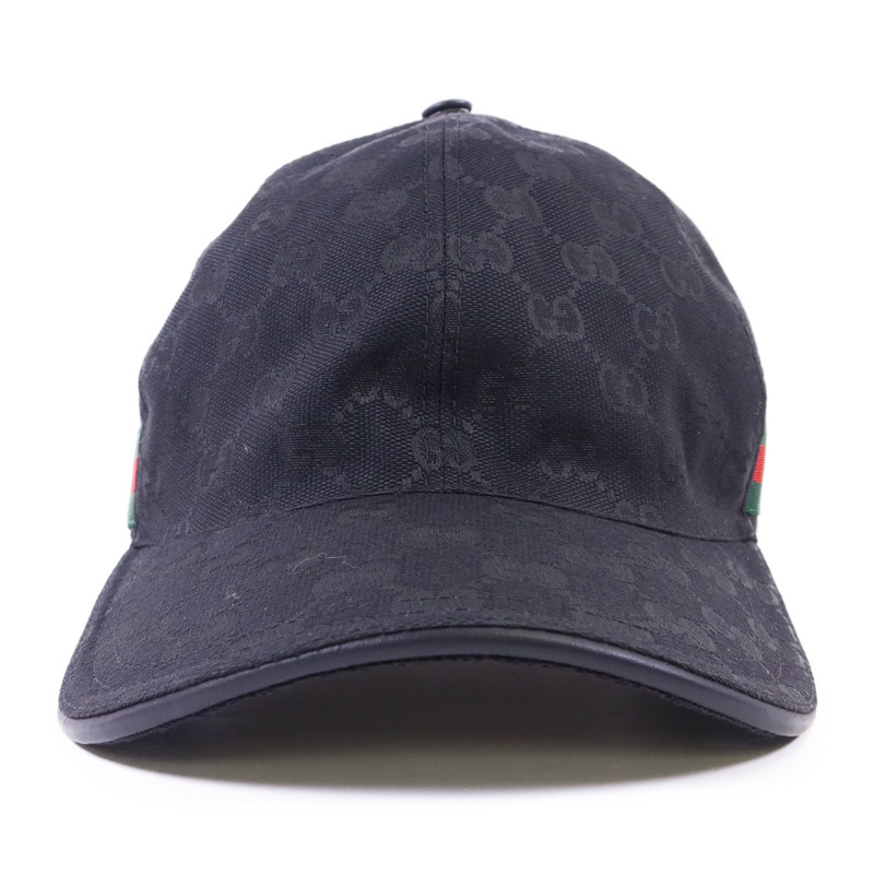 GUCCI 帆布Logo Hat帽子-0