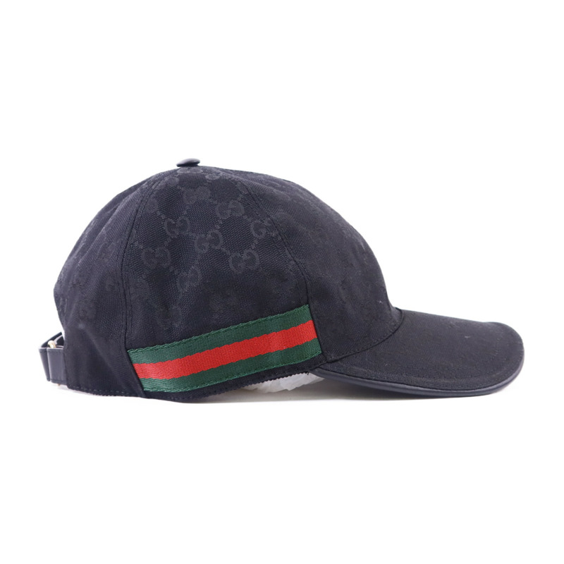 GUCCI 帆布Logo Hat帽子-3