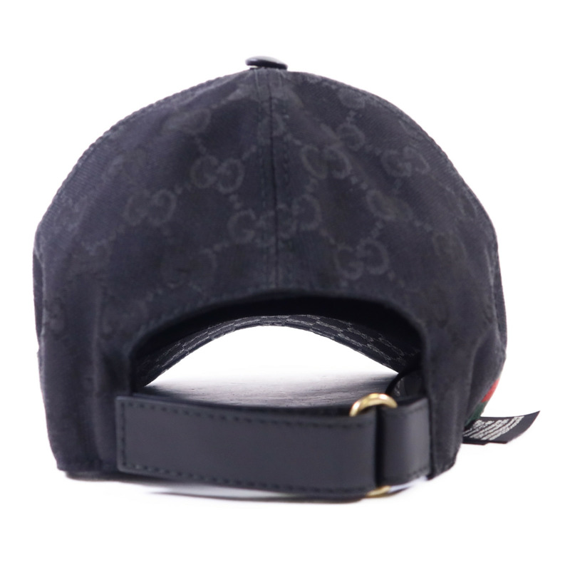 GUCCI 帆布Logo Hat帽子-4
