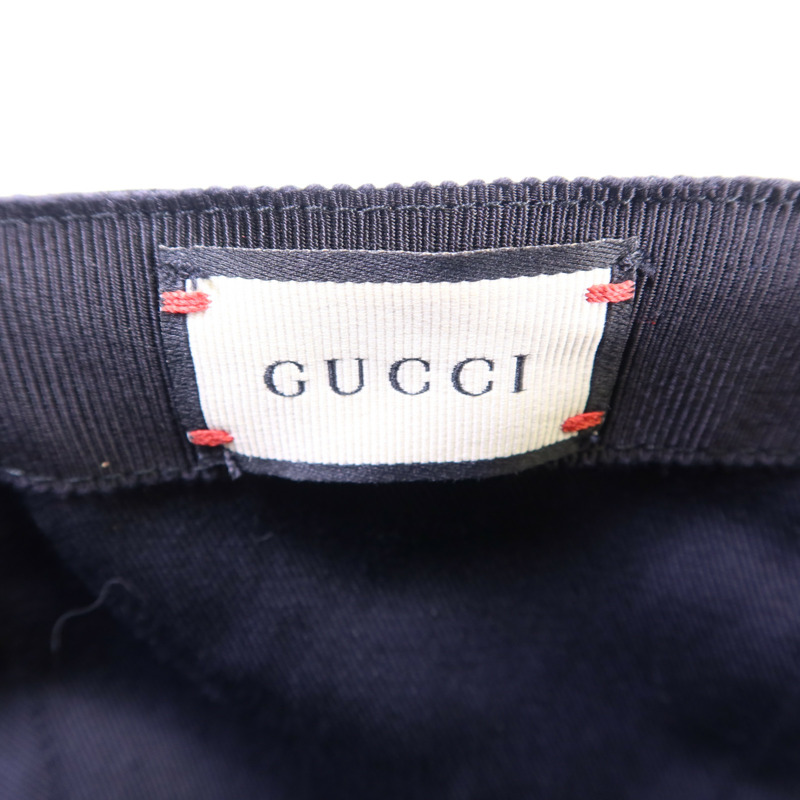 GUCCI 帆布Logo Hat帽子-8