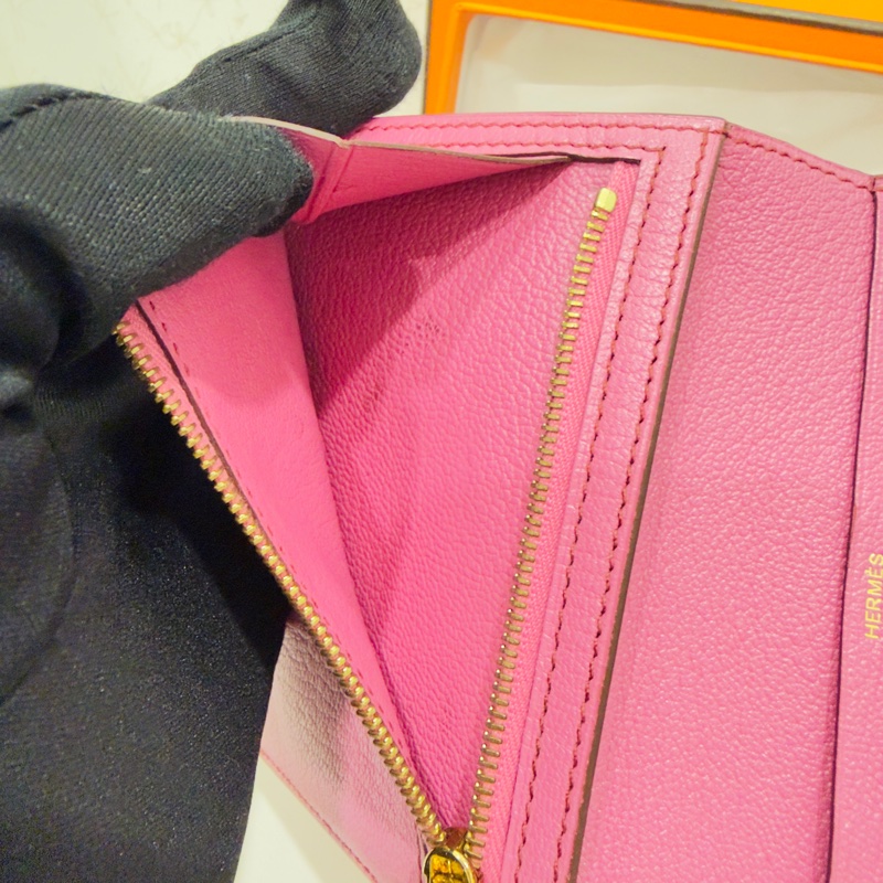 Hermes 鴕鳥皮短夾-25