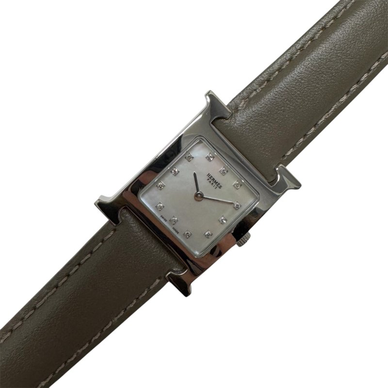 HERMESH WATCH HH1.210 貝母錶盤 石英錶-0