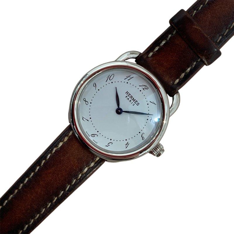 HERMES ARCEAU AR5.210 石英錶-0