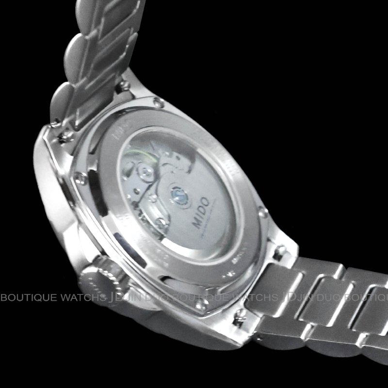 金鐸精品~2501 MIDO美度Multifort先鋒系列TV大日期窗藍面盤40mm自動上鍊男用腕錶-4