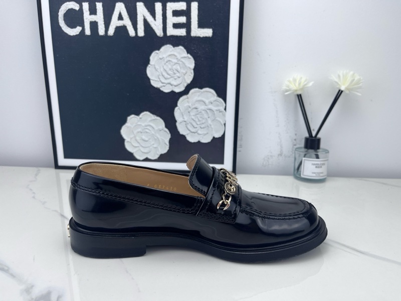 chanel香奈兒 鏈條字母樂福鞋 36碼-4