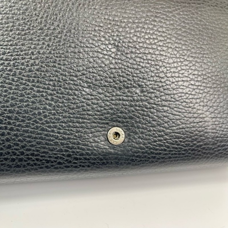 GUCCI古馳 Dionysus 虎頭扣鏈式肩帶 皮革 斜挎單肩包 女款黑色 精緻高級 質感滿滿-26