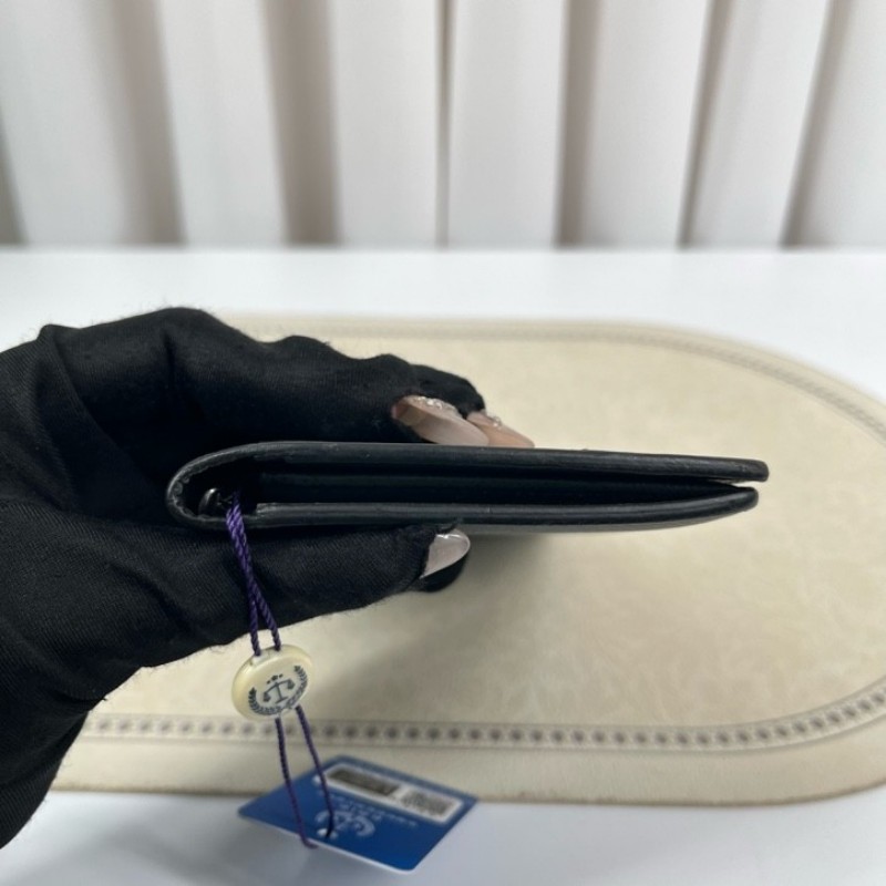 LV路易威登 黑色對折錢包 內裡卡位多容量大 有隔層 可放現金-13