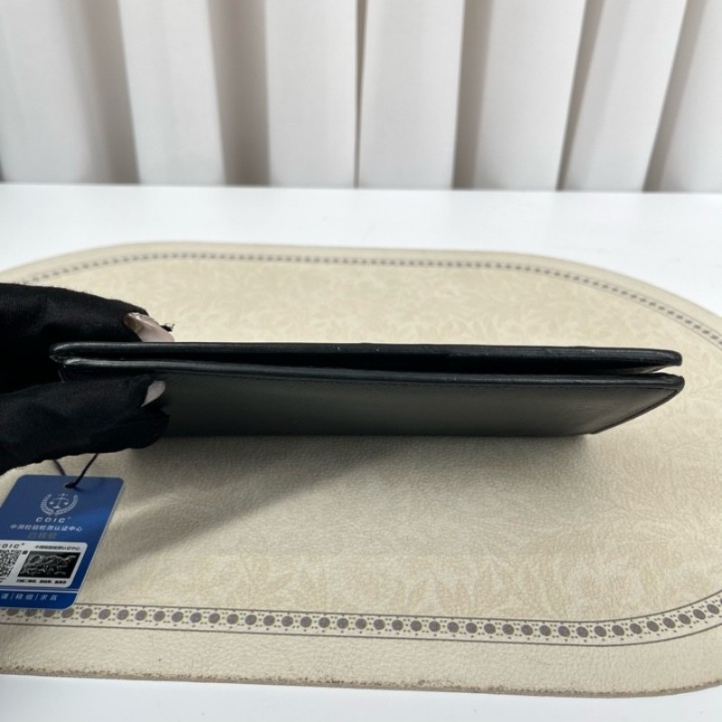 LV路易威登 黑色對折錢包 內裡卡位多容量大 有隔層 可放現金-14