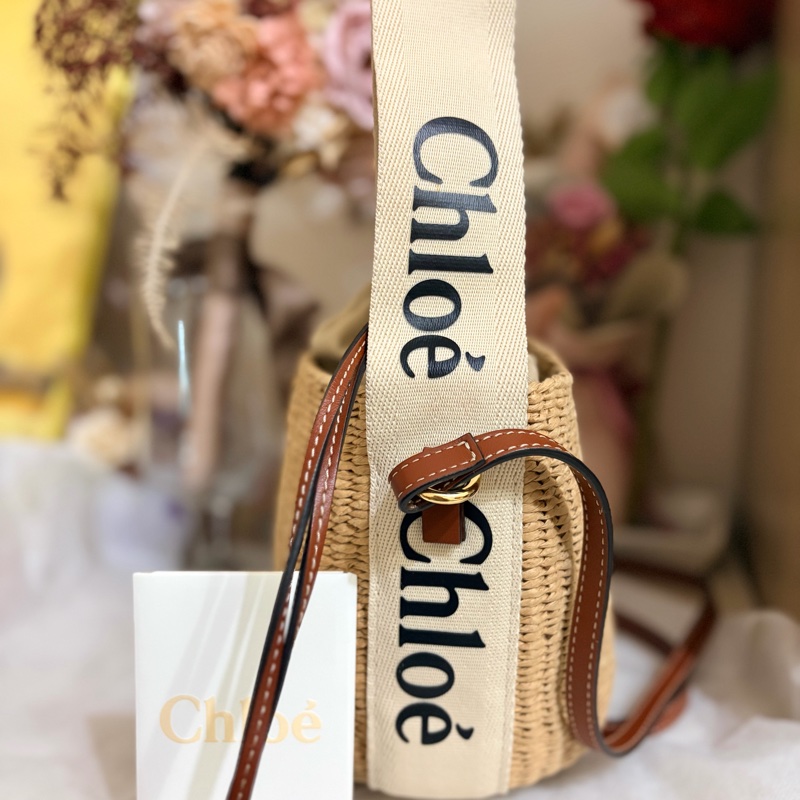Chloé Woody small basket 草編包｜有購證-1