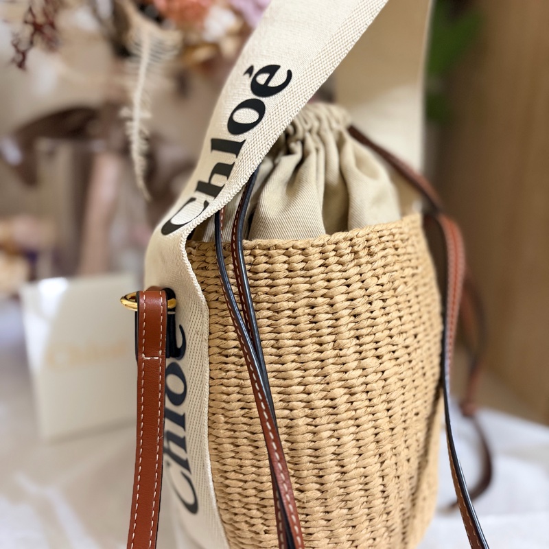 Chloé Woody small basket 草編包｜有購證-2