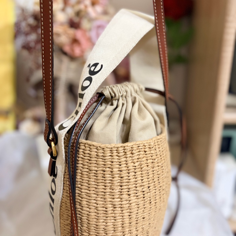 Chloé Woody small basket 草編包｜有購證-3