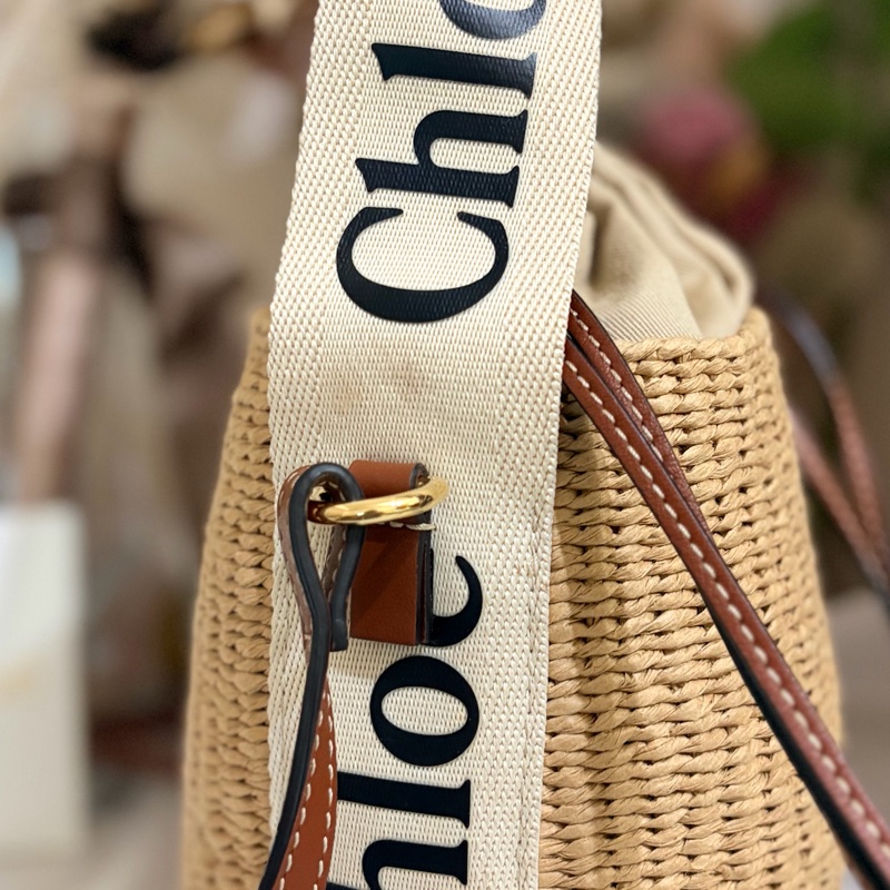 Chloé Woody small basket 草編包｜有購證-8
