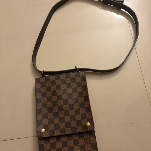 LV格紋地圖包