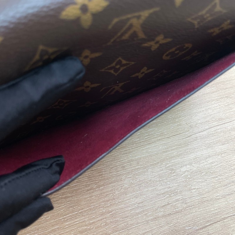 LV路易威登Passy郵差包  芯片款 經典老花配色 鏈條肩帶可調節 單肩斜挎都OK 容量實用 日常通勤逛街都很百搭-15