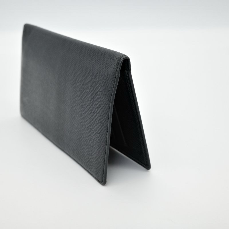 🉐閒置出清 Louis Vuitton 路易威登 Taiga 黑色 牛皮 男用長夾-14