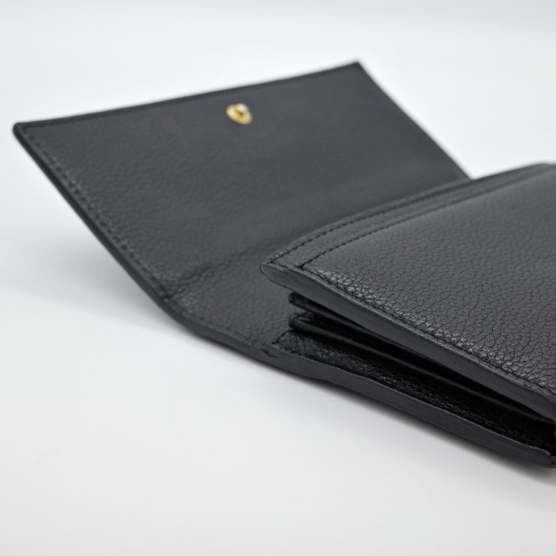 ✨三折出售！Gucci 古馳 Zumi 雙色馬銜鍊雙G設計 黑色 牛皮 釦式長夾-7