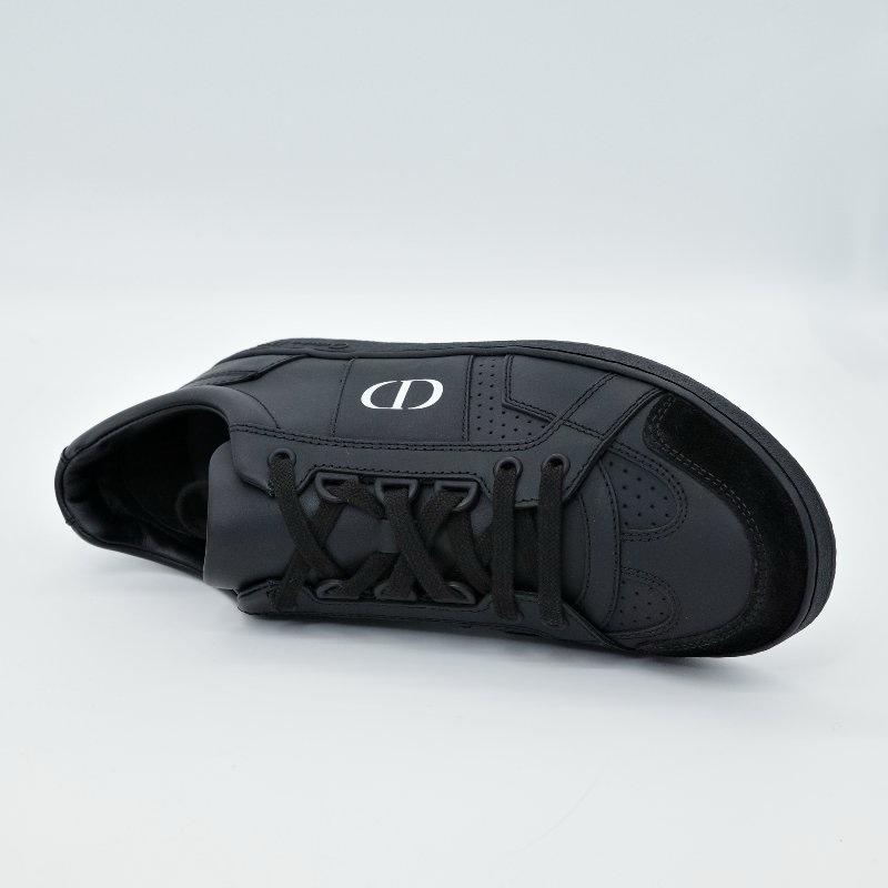 🖤大全配 Dior 迪奧 CD 36cm 黑色 牛皮 麂皮 板鞋 球鞋 23.5 女鞋 logo 黑色 百搭 dior鞋子 23 24 尺寸 迪奧-7