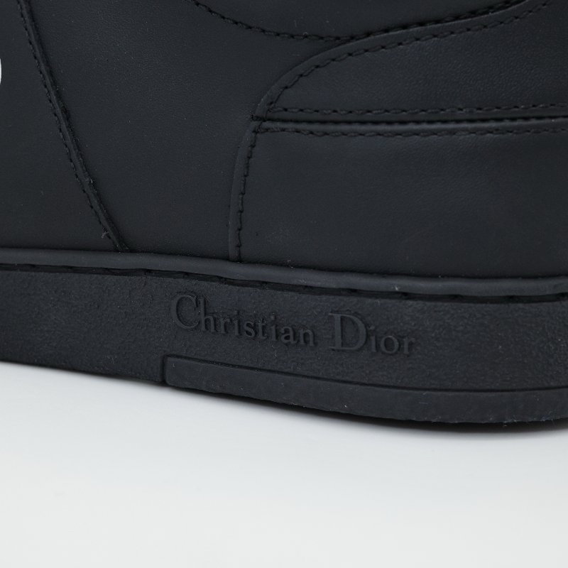 🖤大全配 Dior 迪奧 CD 36cm 黑色 牛皮 麂皮 板鞋 球鞋 23.5 女鞋 logo 黑色 百搭 dior鞋子 23 24 尺寸 迪奧-8