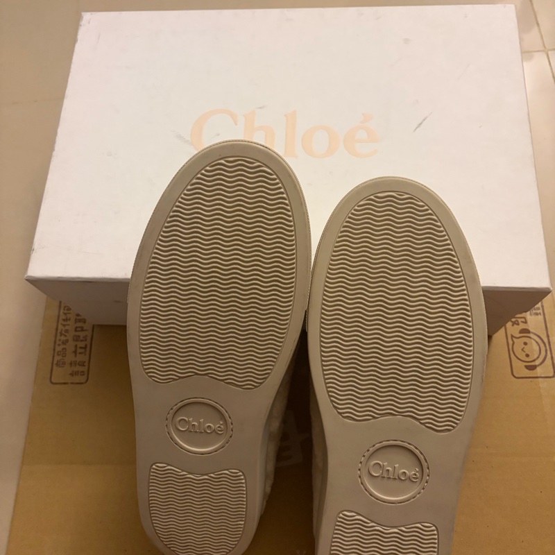 Chloe米白毛毛休閒鞋-8