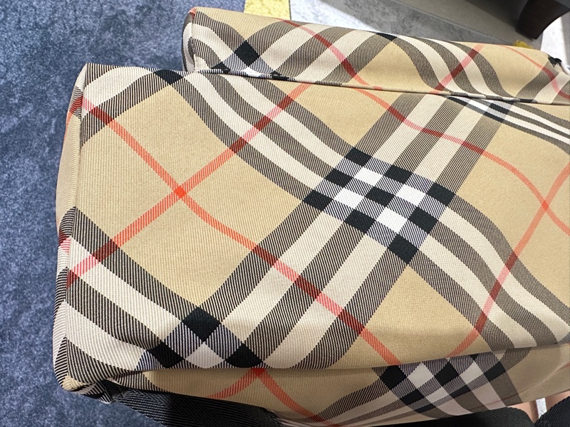 BURBERRY沙色 經典格紋 騎士 戰馬 後背包 9.9成新-7