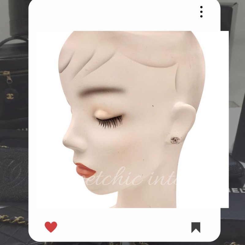 🛍️🎁 26 🔥 2月新品上架 新年情人節💘 香奈兒 Chanel Classic 雙CC水鑽耳環 🔥 香奈兒熱賣款 香奈兒經典款 耳環 CHANEL EARRING-4