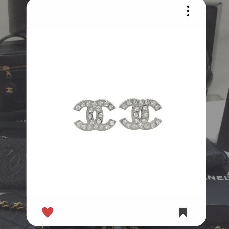 🛍️🎁 26 🔥 2月新品上架 新年情人節💘 香奈兒 Chanel Classic 雙CC水鑽耳環 🔥 香奈兒熱賣款 香奈兒經典款 耳環 CHANEL EARRING-6