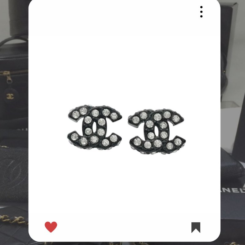 🛍️🎁 26 🔥 2月新品上架 新年情人節💘 香奈兒 Chanel 黑色雙CC水鑽耳環 🔥 香奈兒熱賣款 香奈兒經典款 耳環 CHANEL EARRING-7