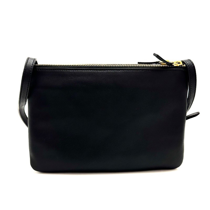 CELINE 黑金三合一肩背斜背包22*15*5cm 98新配件塵袋-6