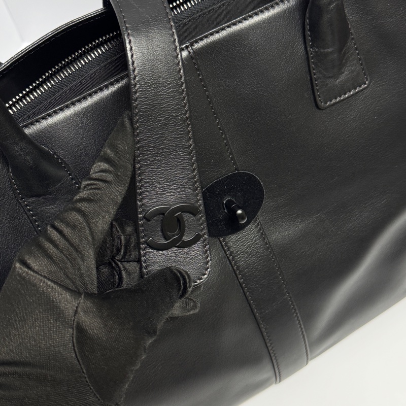 【極新🎁 超稀有】 Chanel “so black” 全黑黑武士 羊皮肩背包（專櫃27.6萬）-13