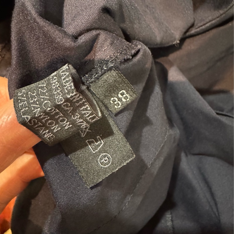 《新歡舊愛》正品PRADA深藍近黑彈性連身裙/洋裝38/S-4