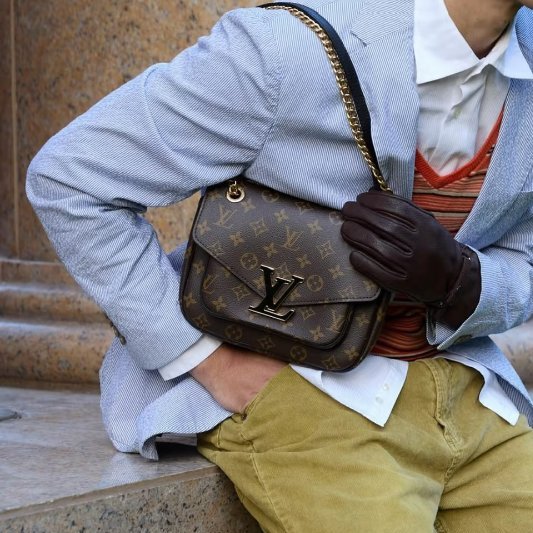 Louis Vuitton - 原花Passy郵差包-4