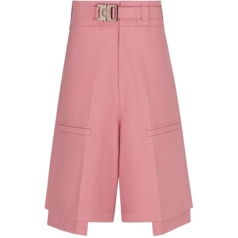 Dior pink cargo shorts with ALYX buckle 46 短褲