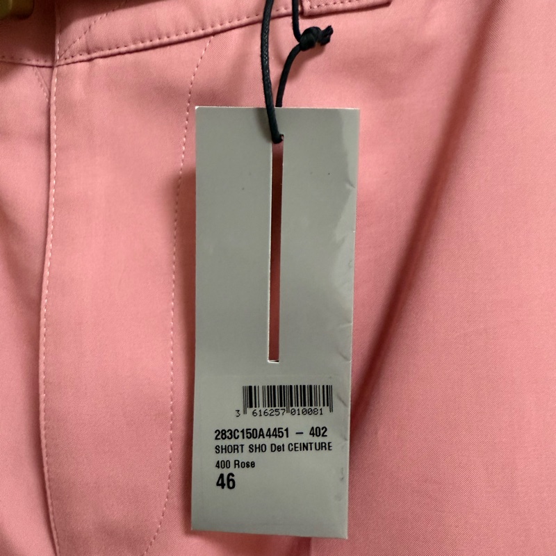 Dior pink cargo shorts with ALYX buckle 46 短褲-5