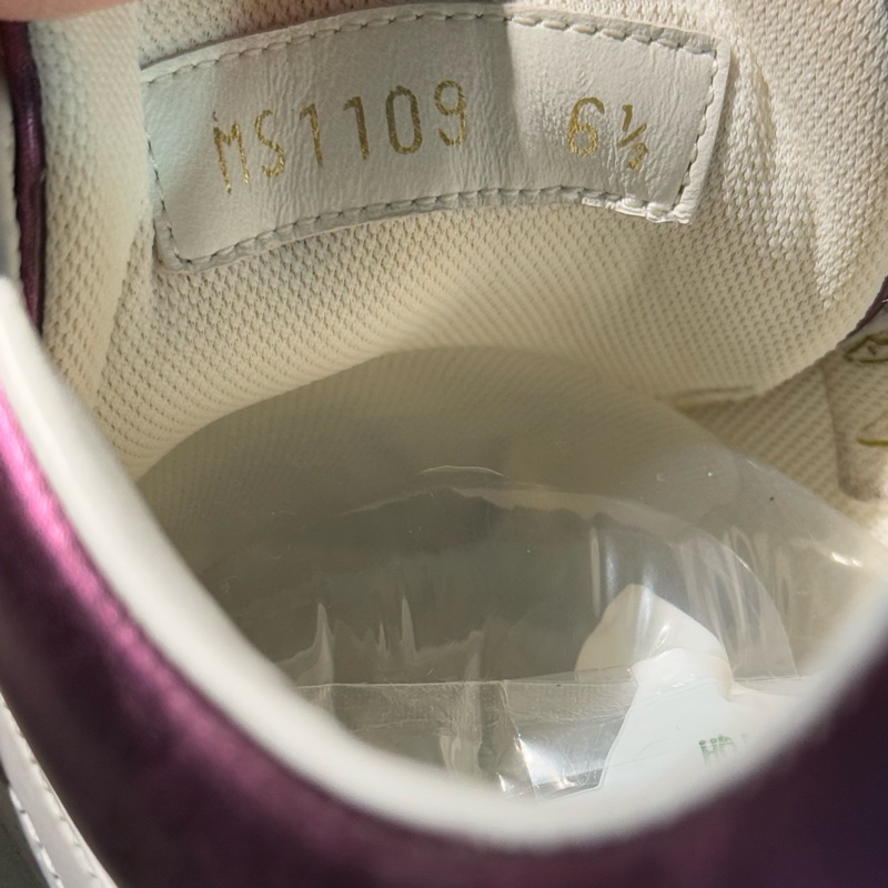 99新lv男鞋小鞋白紫拼色側標logo經典休閒板鞋 40.5碼-13