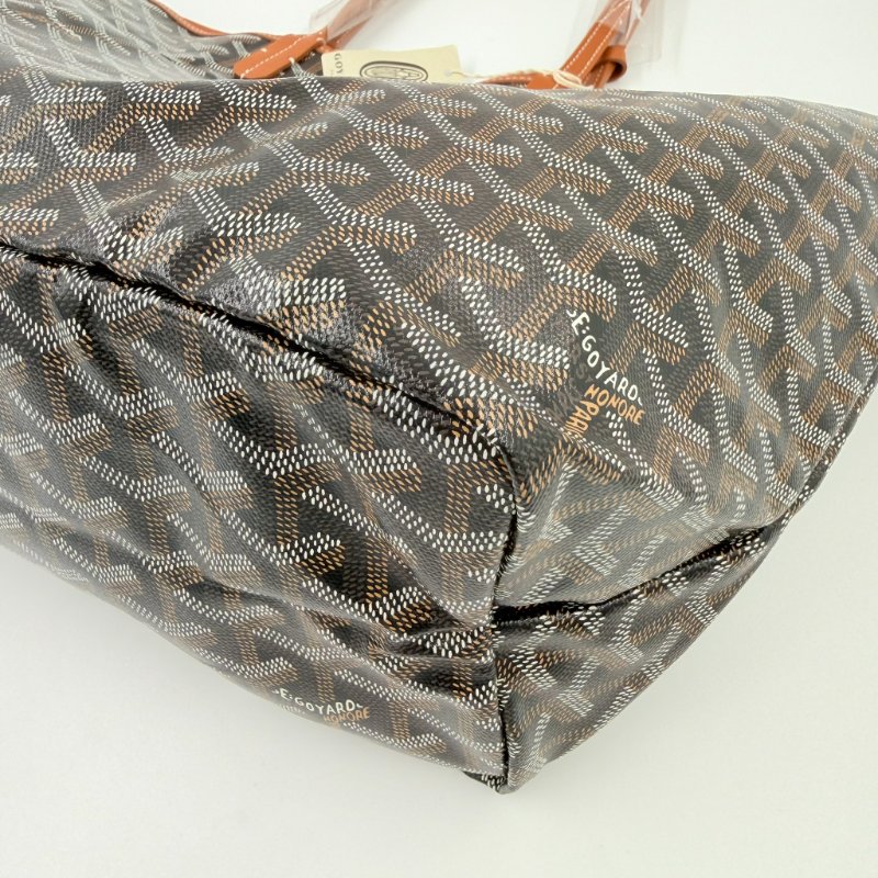 GOYARDINE - 黑棕Saint Louis Tote 手提肩背包╻  PM-9