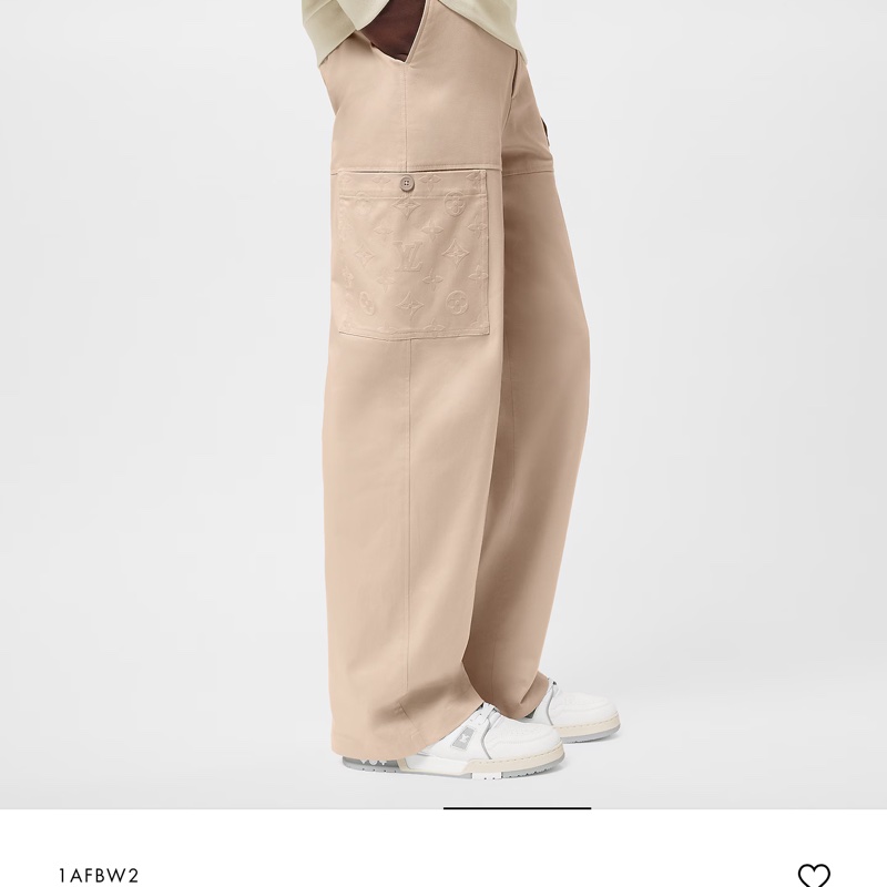 Louis Vuitton LV beige monogram cargo pants 50 長褲-1