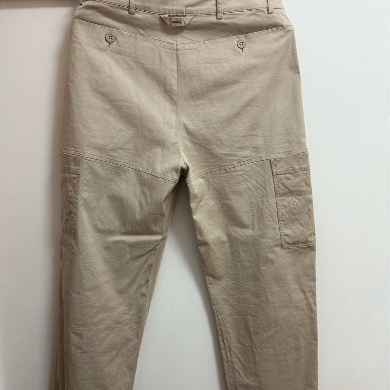 Louis Vuitton LV beige monogram cargo pants 50 長褲-3