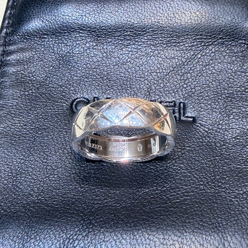 CHANEL 中版18K 銀色COCO CRUSH 尺寸62-6