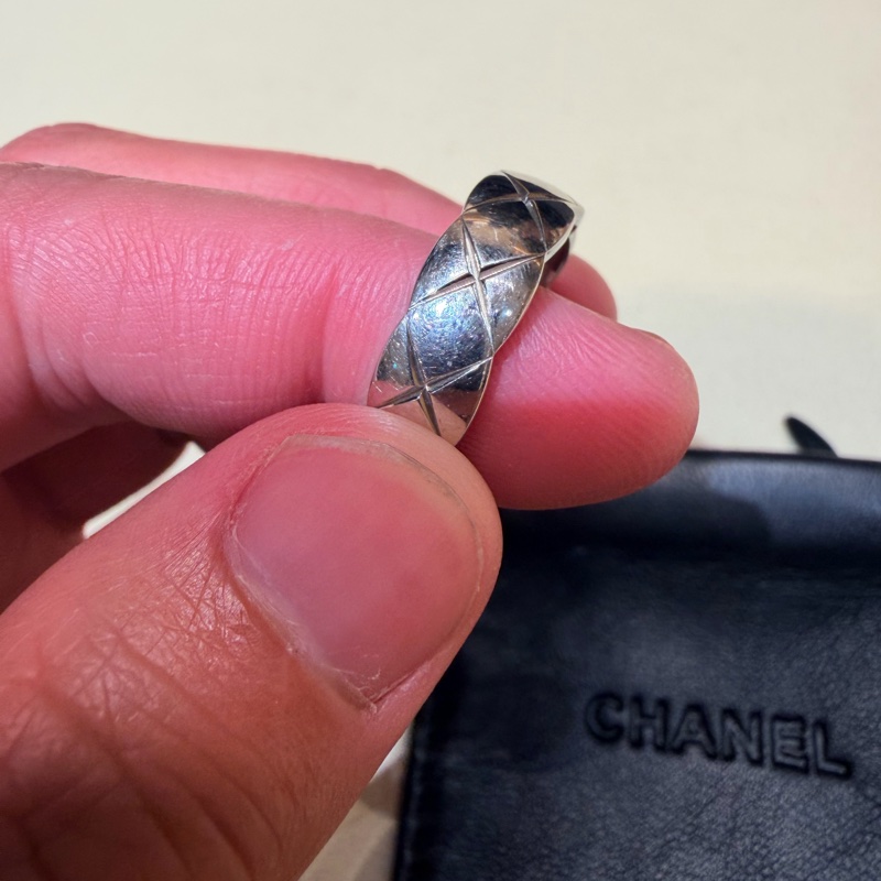 CHANEL 中版18K 銀色COCO CRUSH 尺寸62-12
