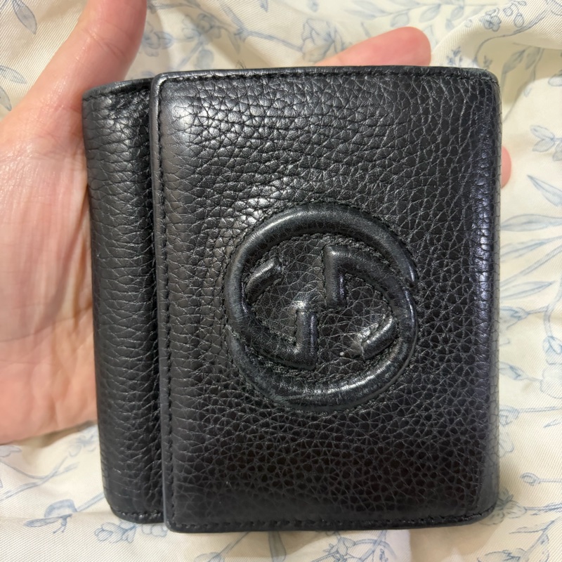 GUCCI 荔枝皮短夾-7