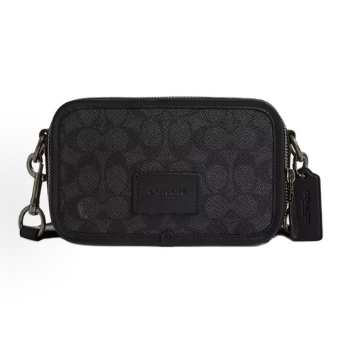 Coach 男士 拉鍊斜挎包均碼碼19.5cm*6.5cm*11.5cm
